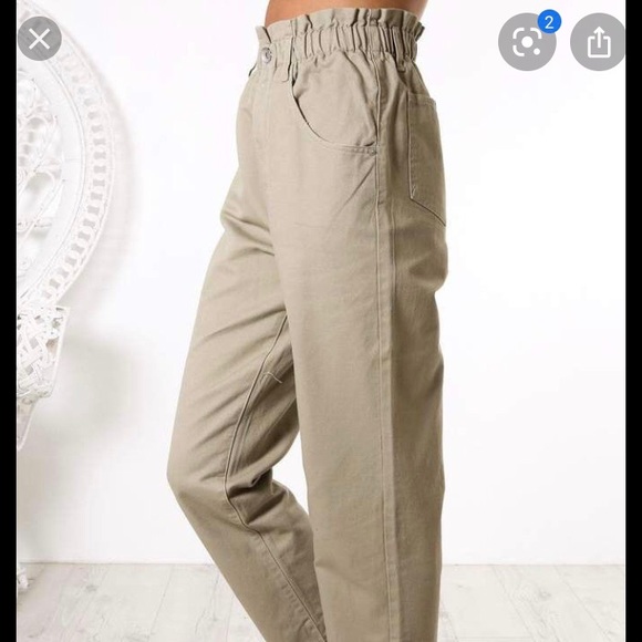 Brand new Brixton paperbag pants. - Picture 3 of 3